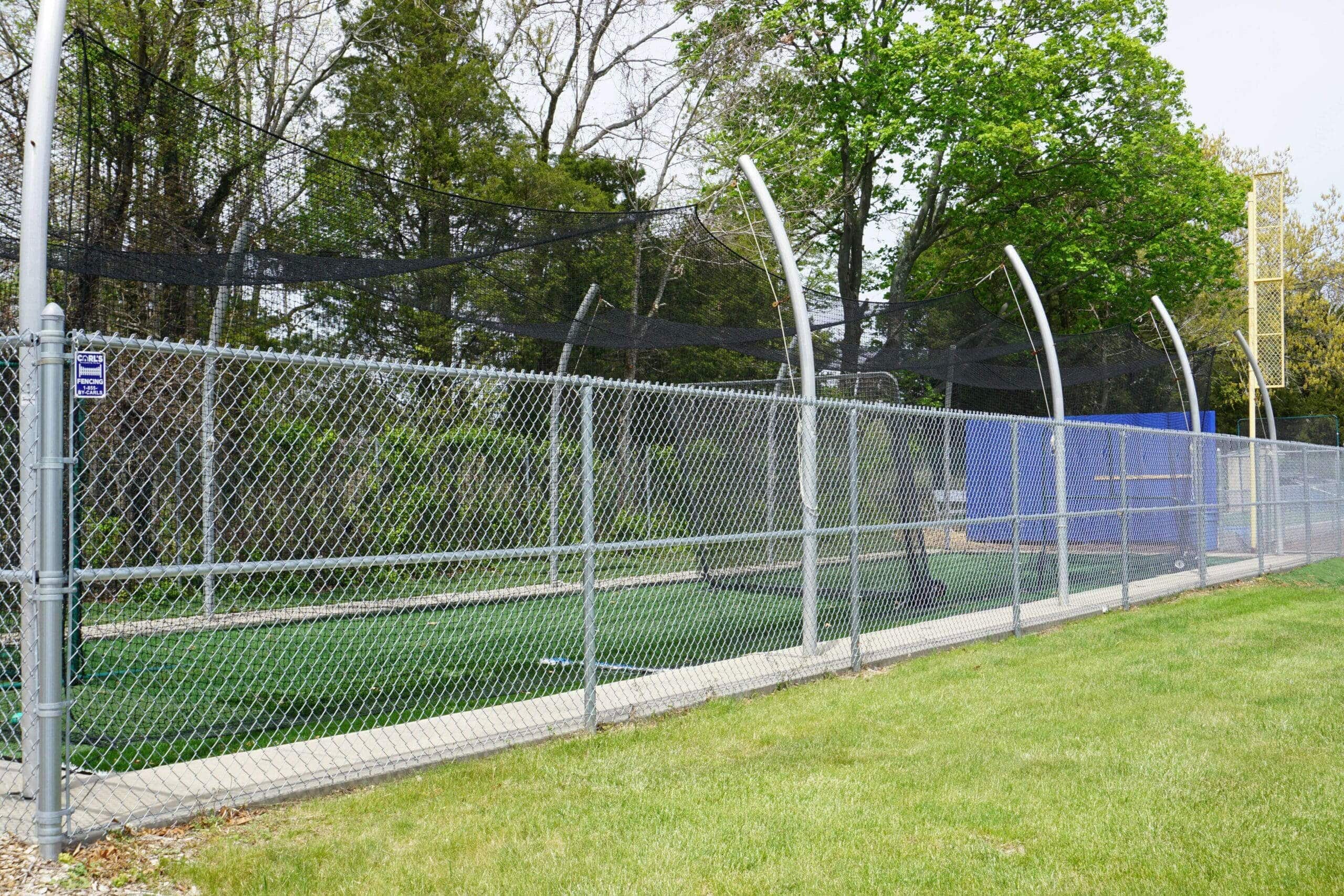Baseball Field Galvanized Chain Link