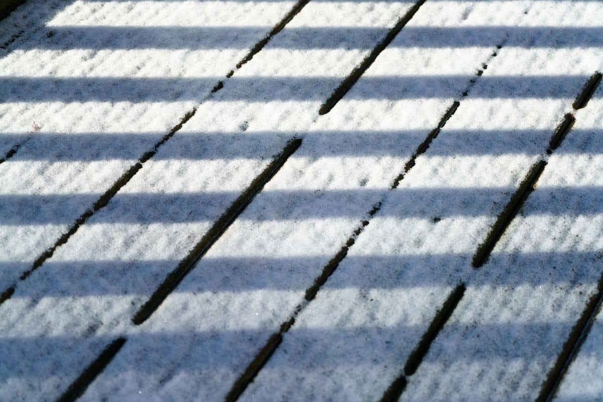 Ice Covered Deck