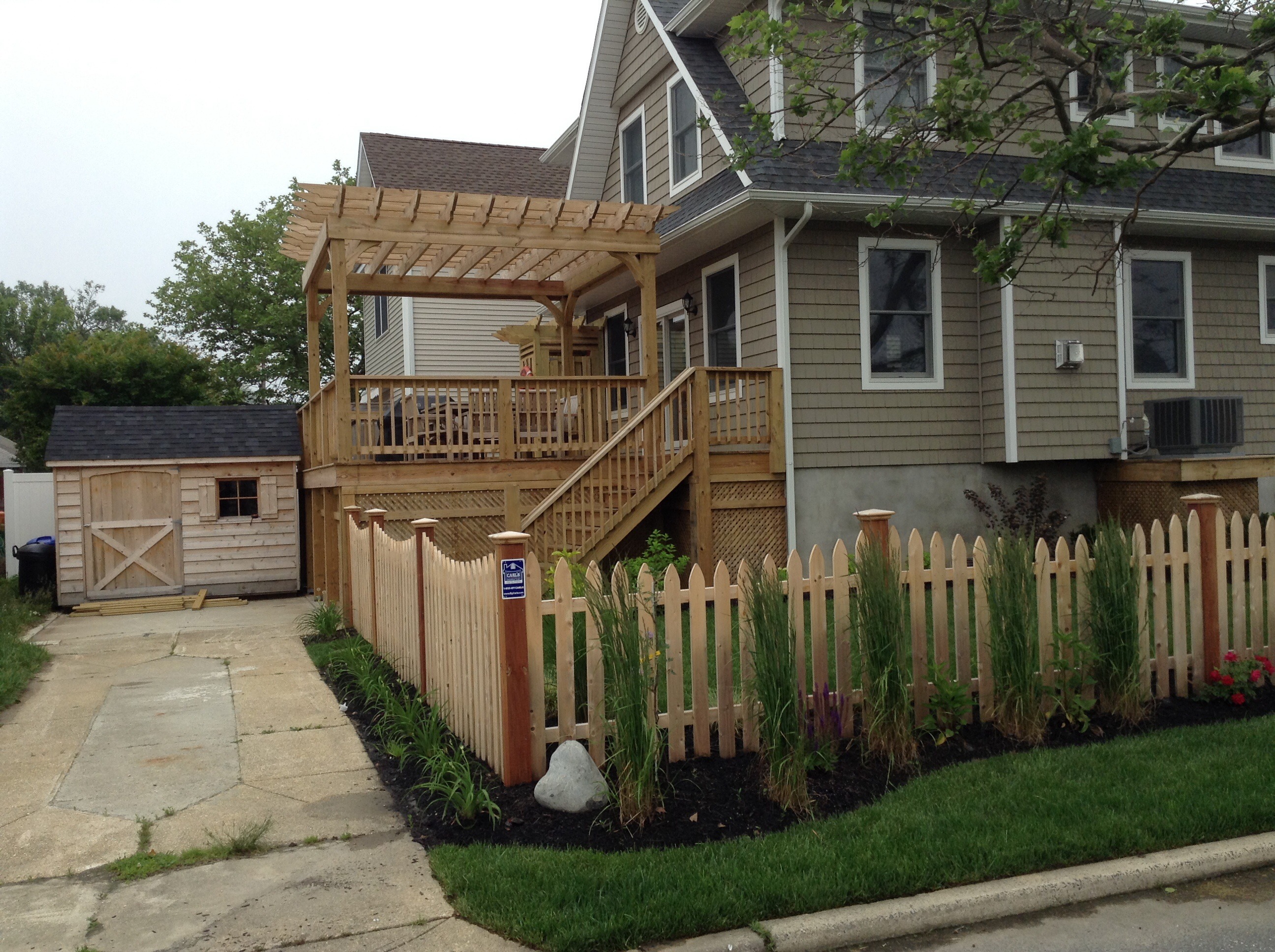 Wood Fencing Carl's Fencing, Decking, Window Replacement and Home Improvement